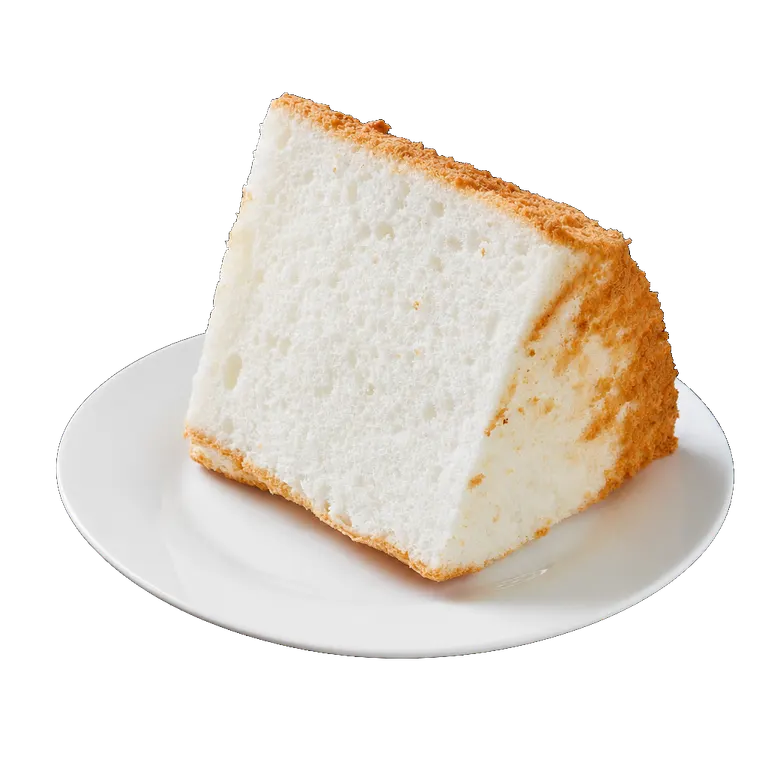 Angel Food Cake, ready to serve