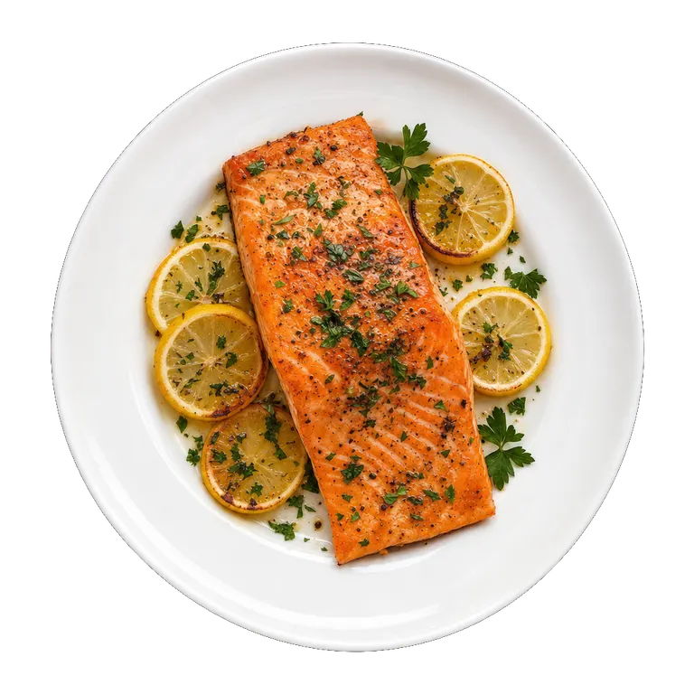 Baked Salmon, ready to serve