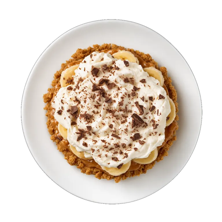 Banoffee Pie, ready to serve