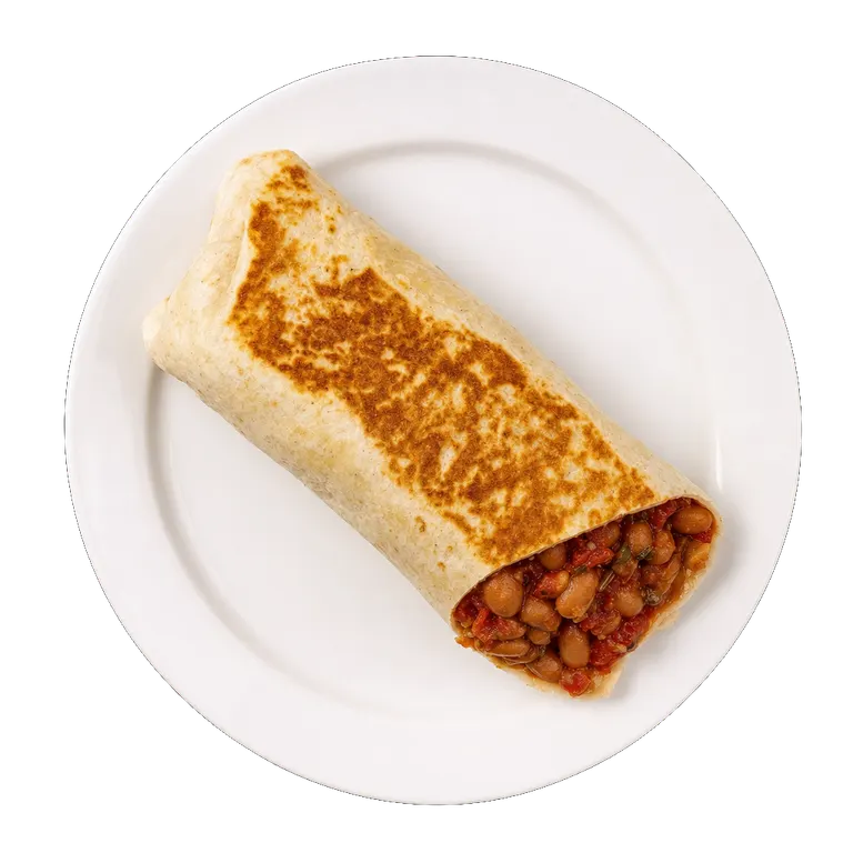 Bean Burrito, ready to serve