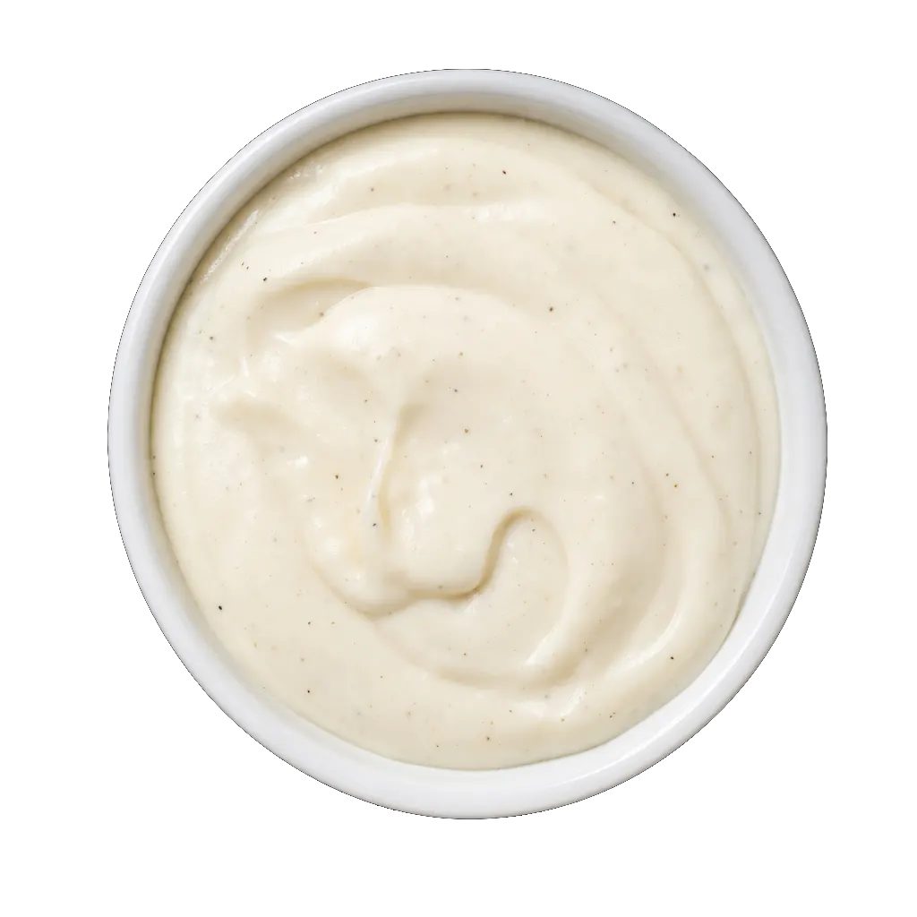 Bechamel Sauce, plated