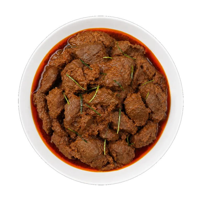 Beef Rendang, ready to serve