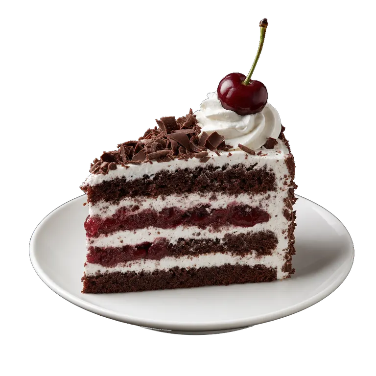 Black Forest Cake, ready to serve