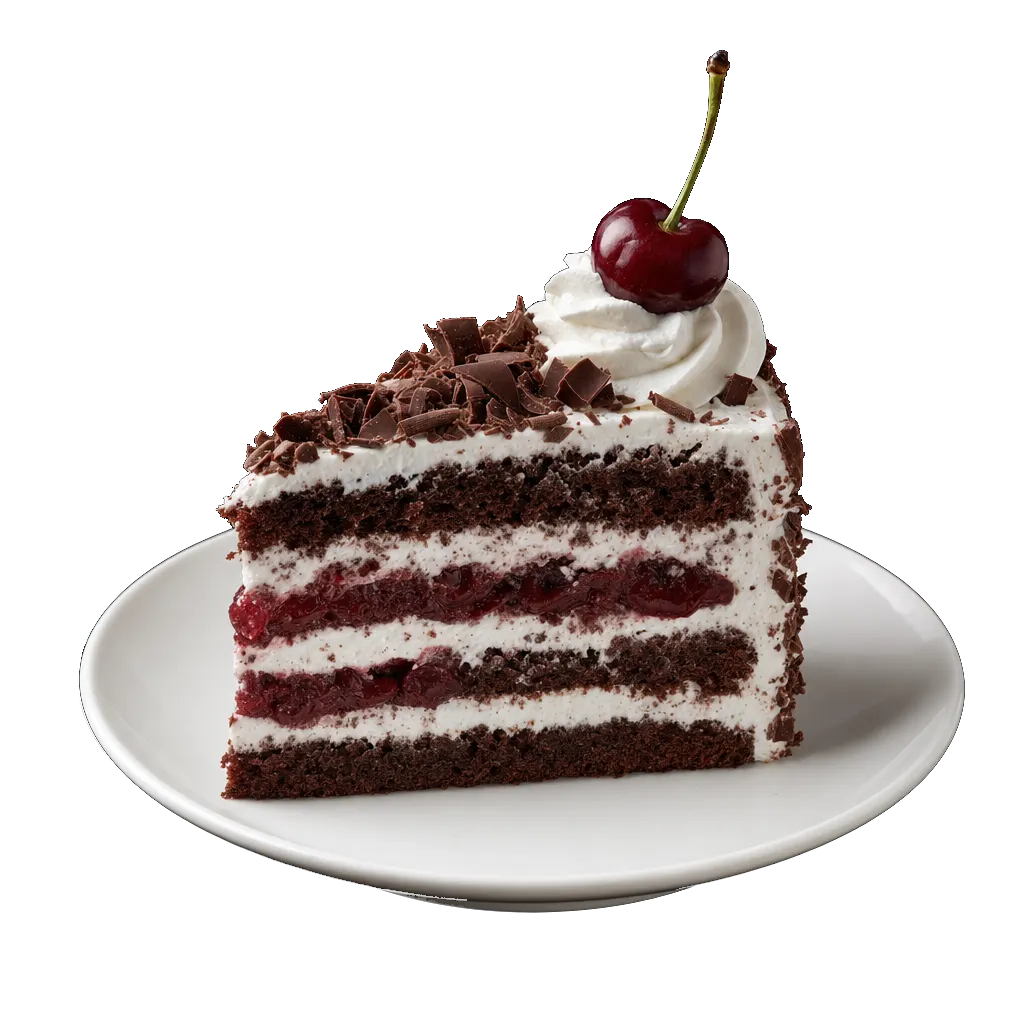 Black Forest Cake, plated