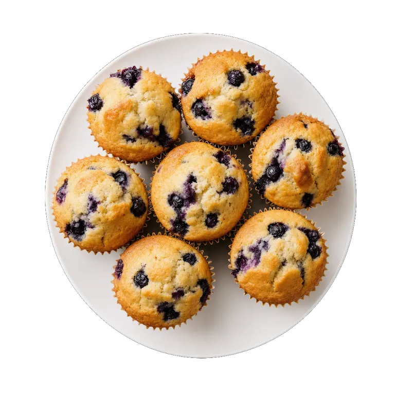 Blueberry Muffins, ready to serve