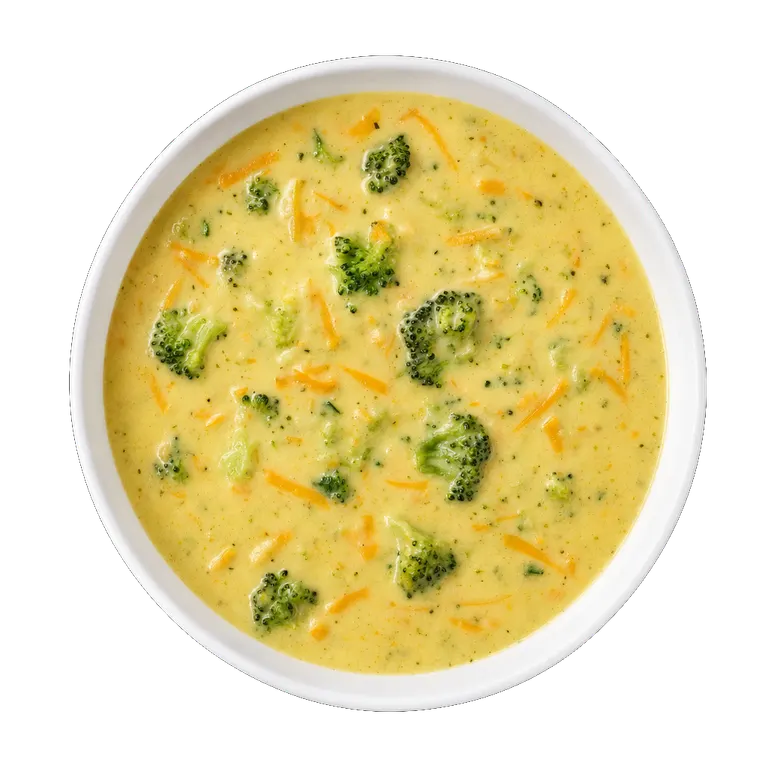Broccoli Cheddar Soup, ready to serve