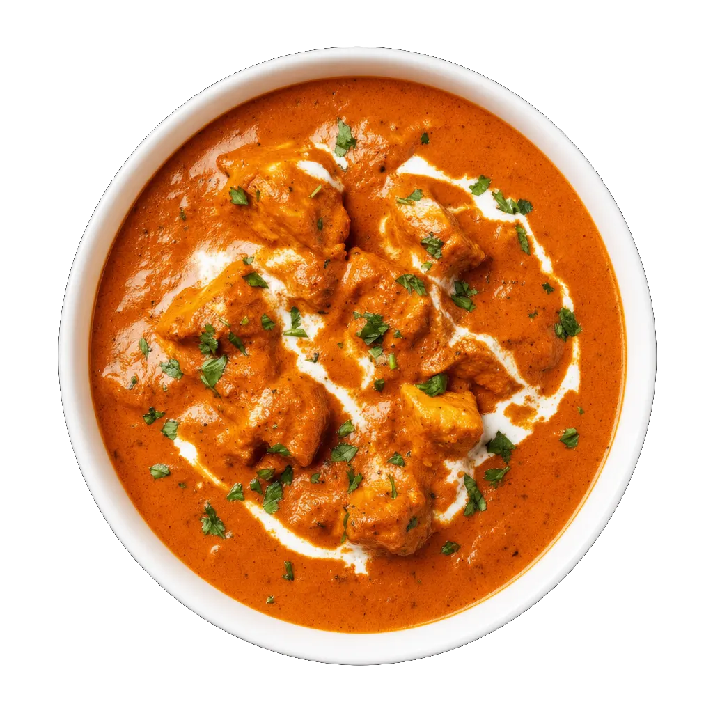 Butter Chicken, plated