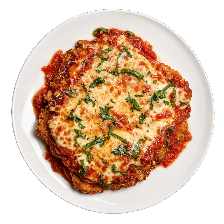 Chicken Parmesan, ready to serve