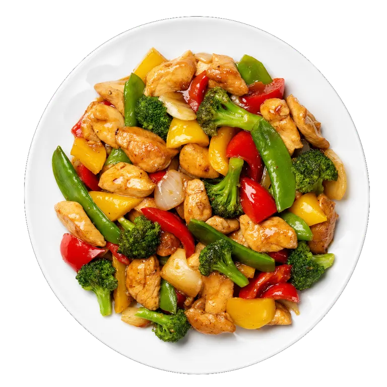 Chicken Stir Fry, ready to serve