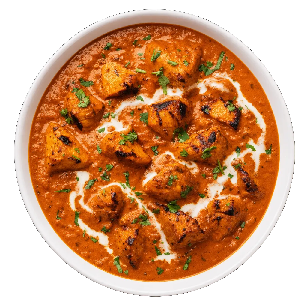 Chicken Tikka Masala, plated