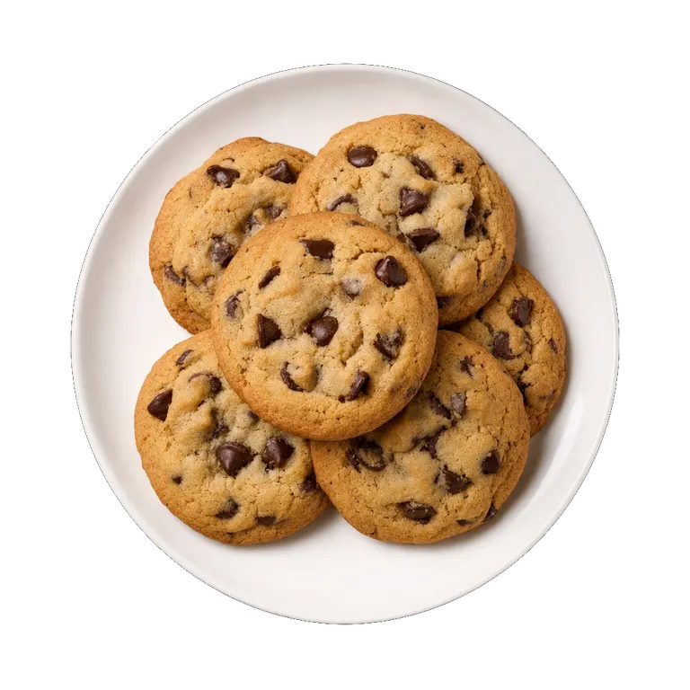 Chocolate Chip Cookies, ready to serve