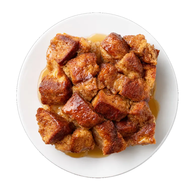 Cinnamon French Toast Bake, ready to serve