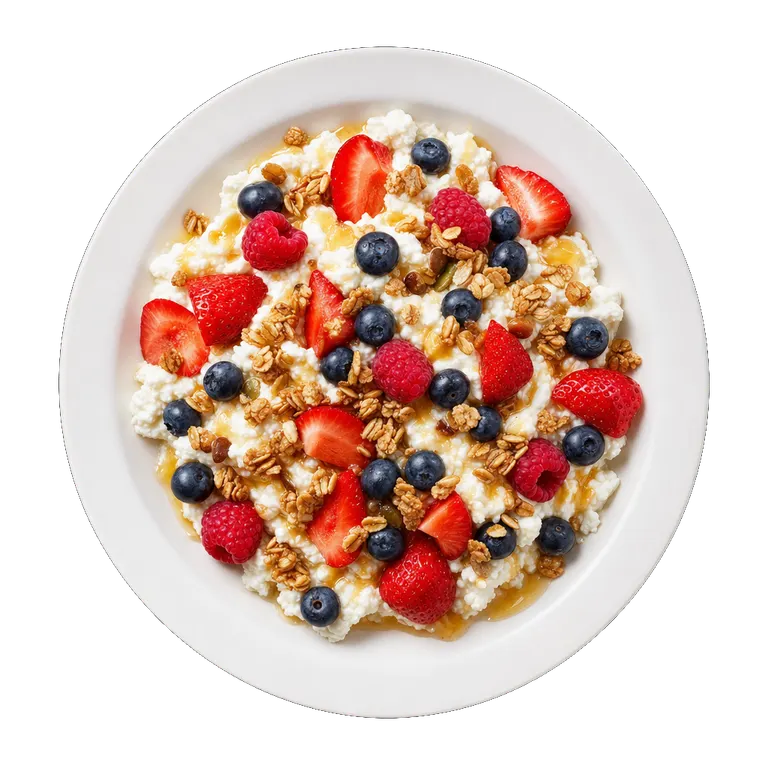 Cottage Cheese Bowl, ready to serve