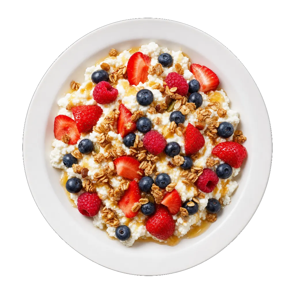 Cottage Cheese Bowl, plated