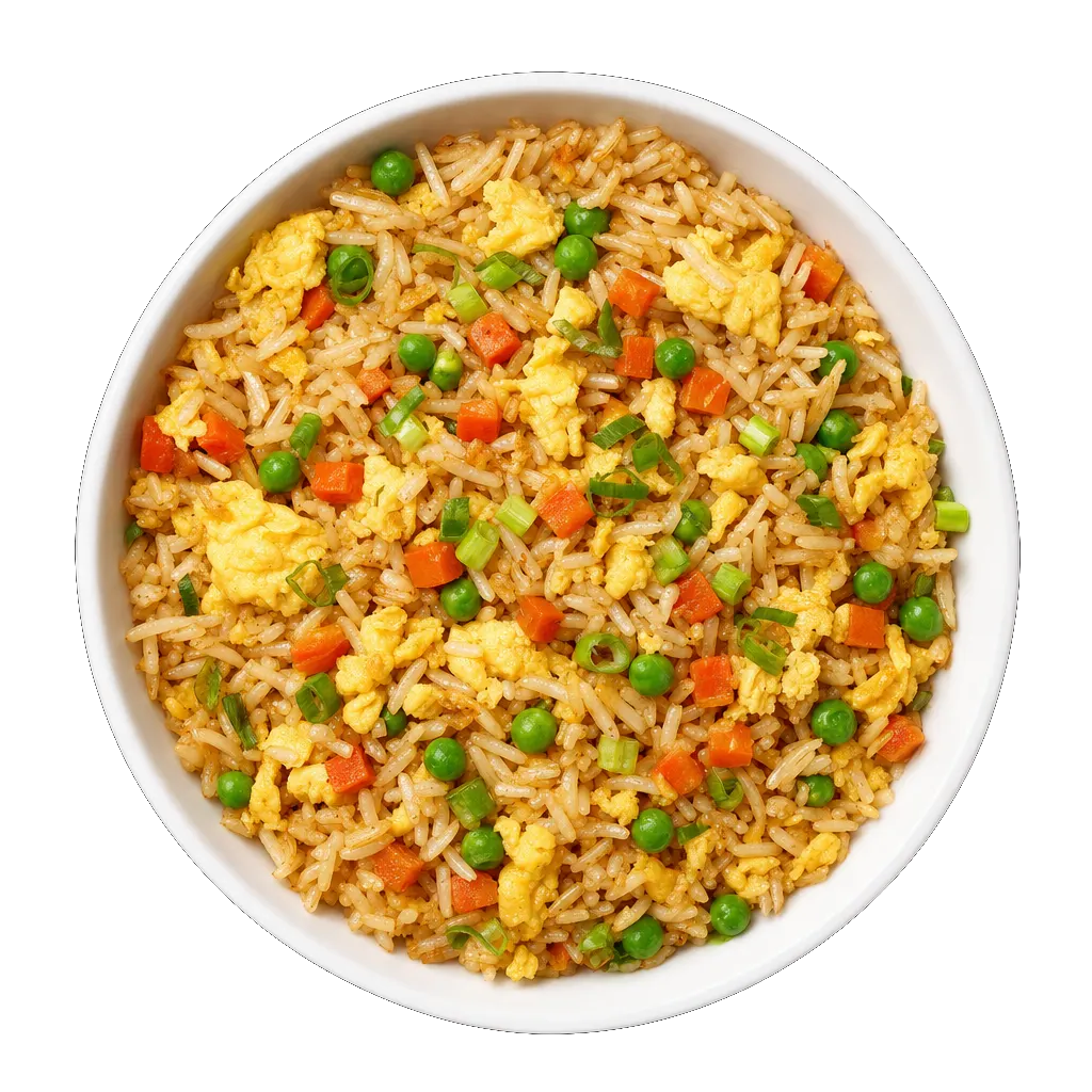Egg Fried Rice, plated
