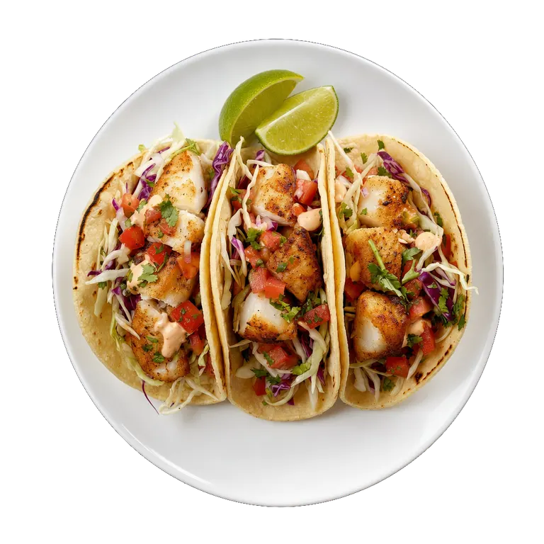 Fish Tacos, ready to serve