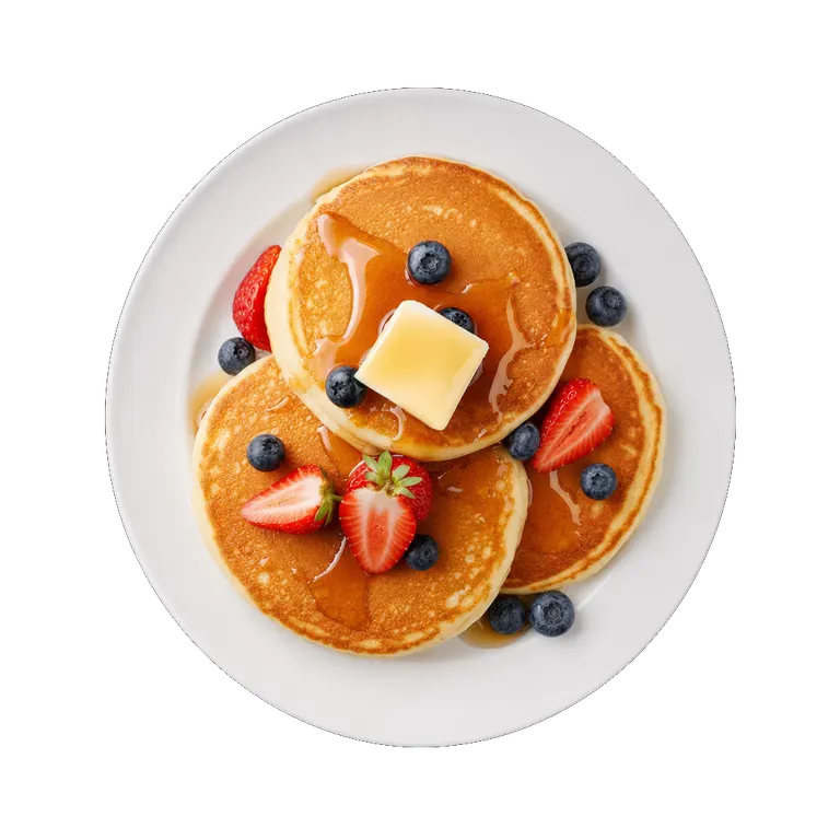 Fluffy Pancakes, ready to serve