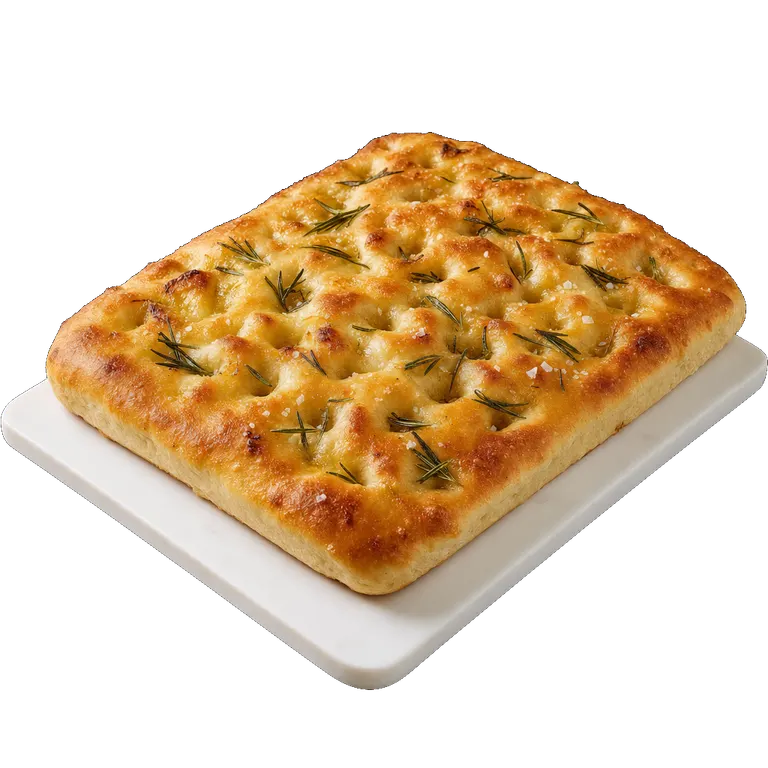 Focaccia, ready to serve