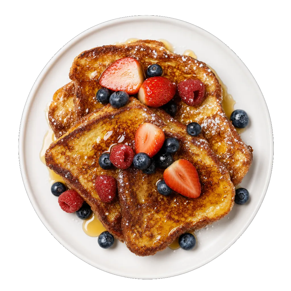 French Toast, plated