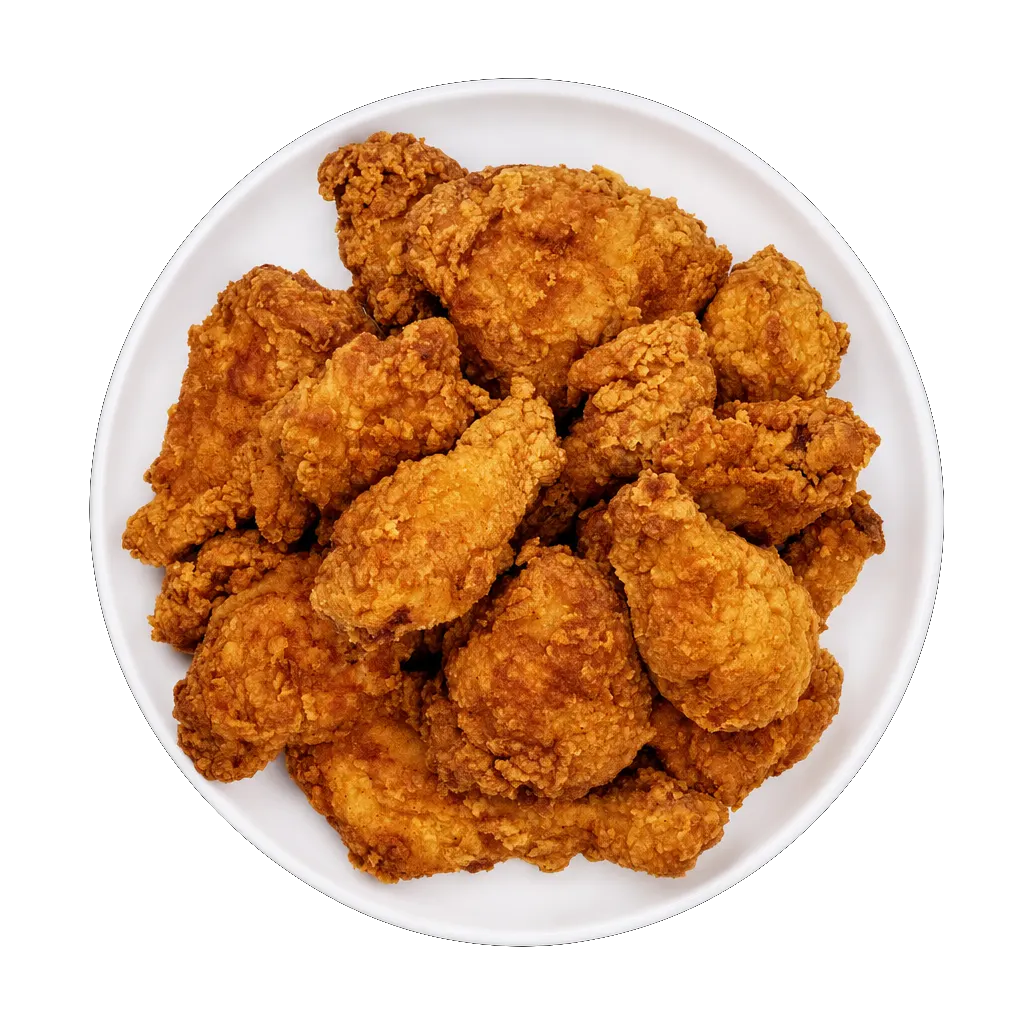 Fried Chicken, plated