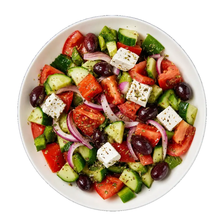 Greek Salad, ready to serve