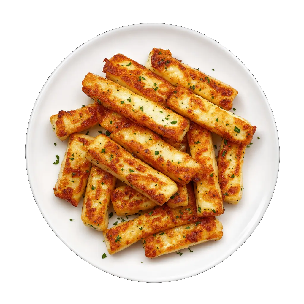 Halloumi Fries, plated