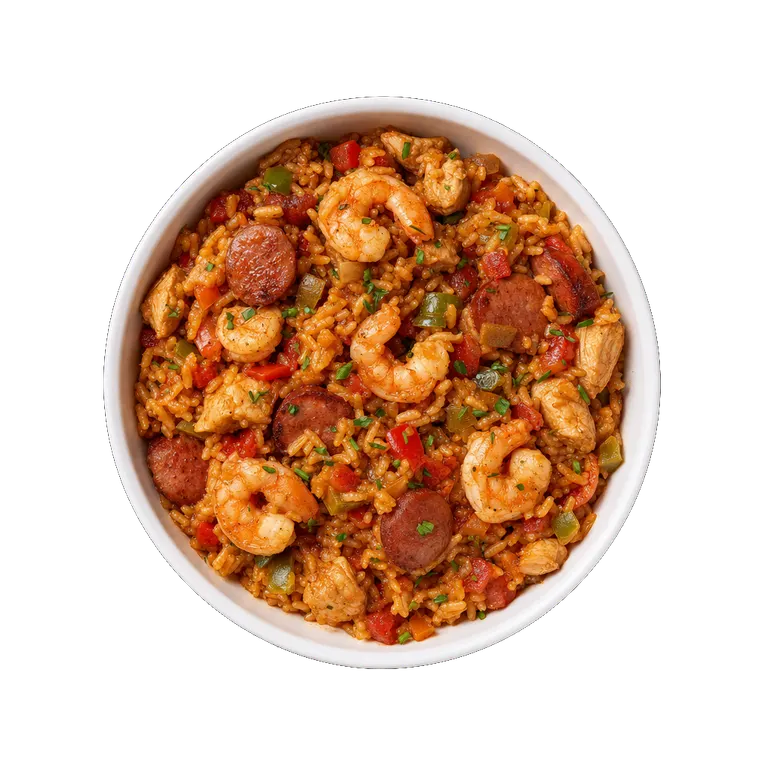 Jambalaya, ready to serve