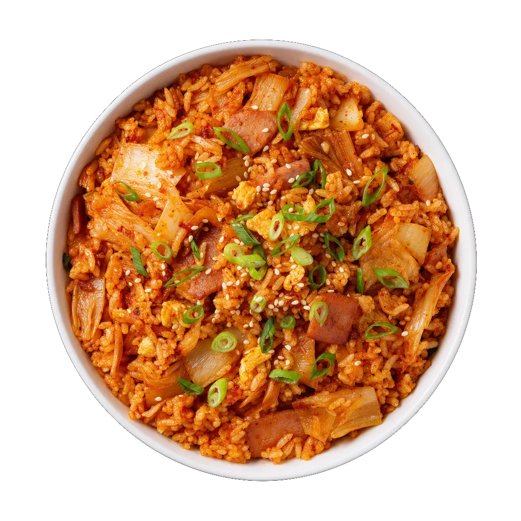 Kimchi Fried Rice, plated