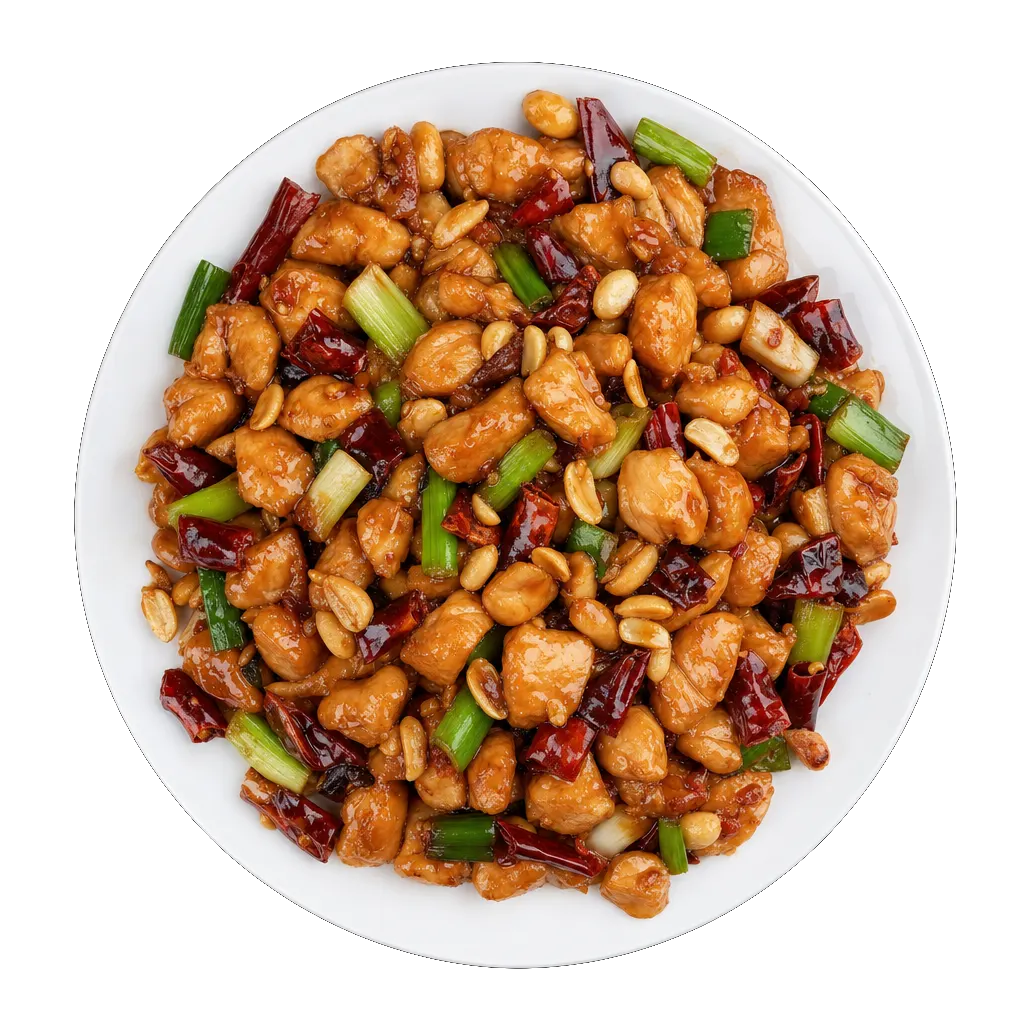 Kung Pao Chicken, plated