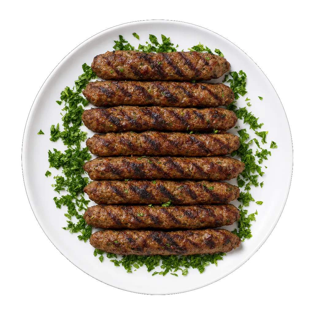 Lamb Koftas, plated
