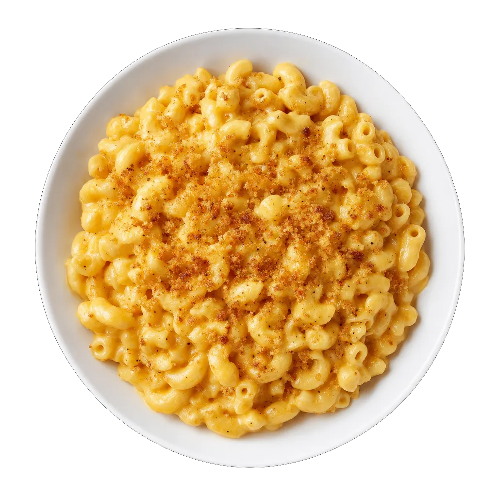 Mac and Cheese, plated