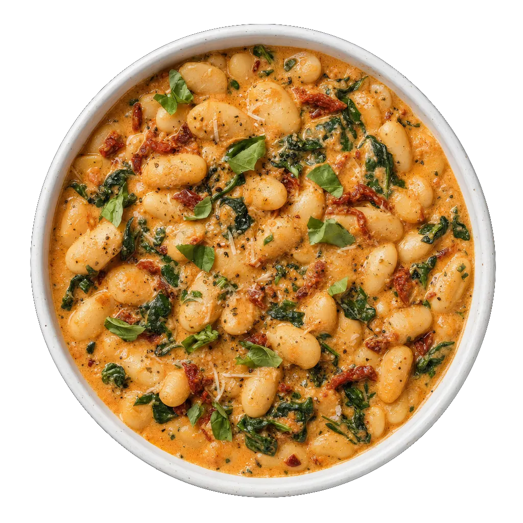 Marry Me Butter Beans, plated