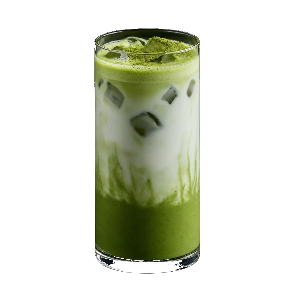 Matcha Latte, plated