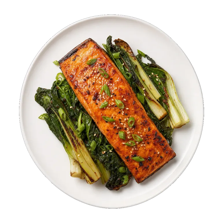 Miso Salmon, ready to serve