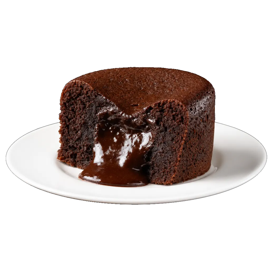 Molten Lava Cake, plated
