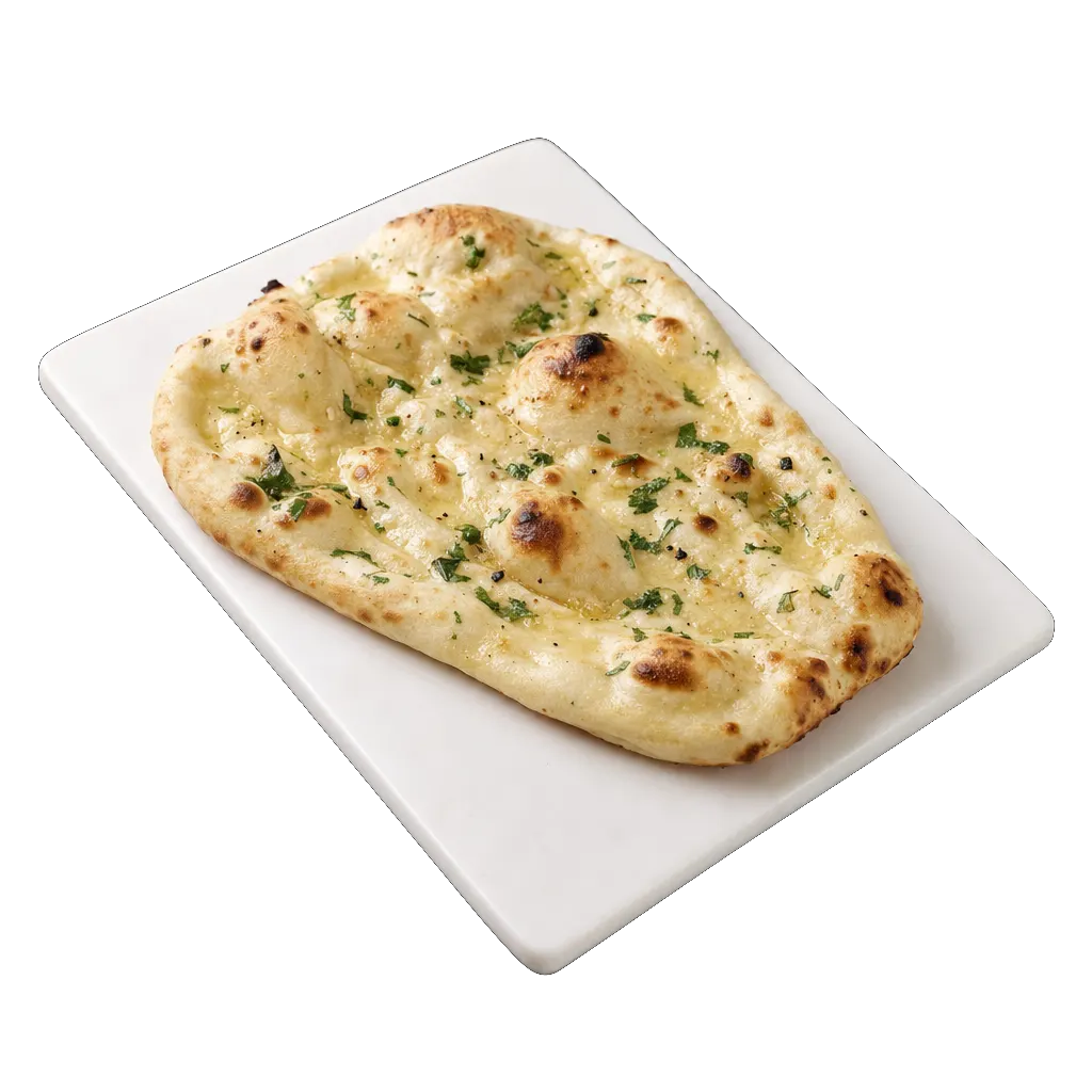 Naan, plated