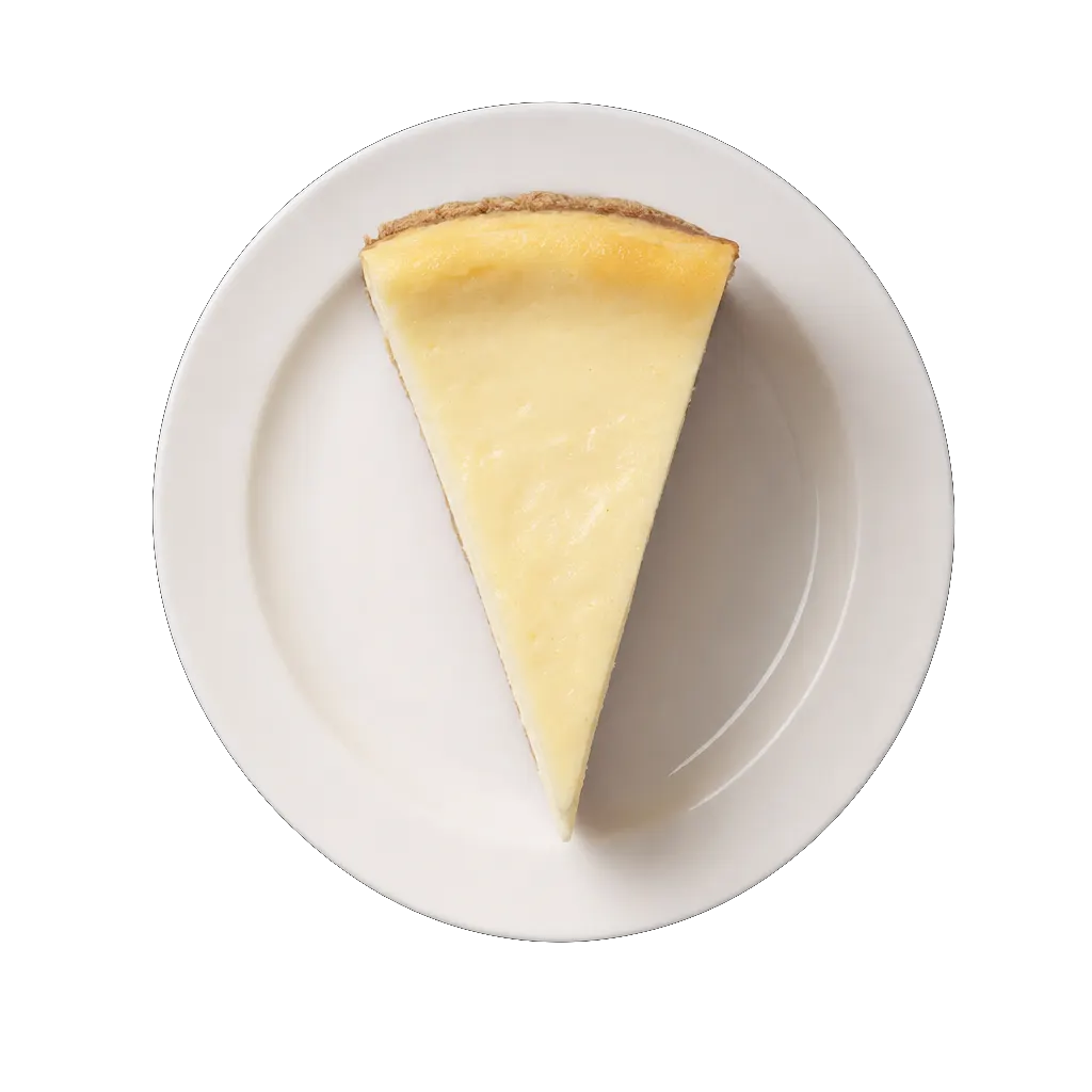 New York Cheesecake, plated