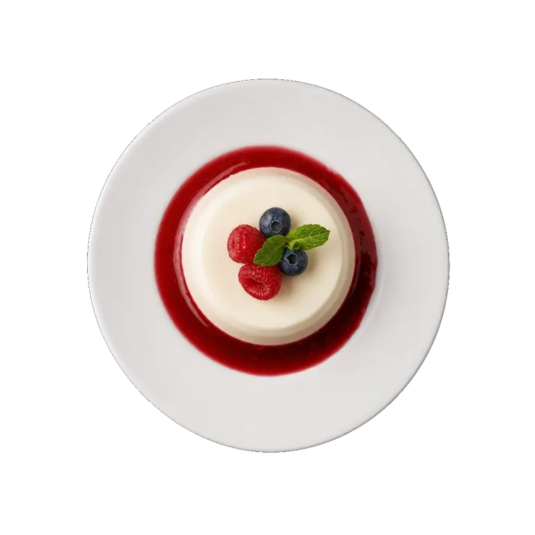 Panna Cotta, ready to serve