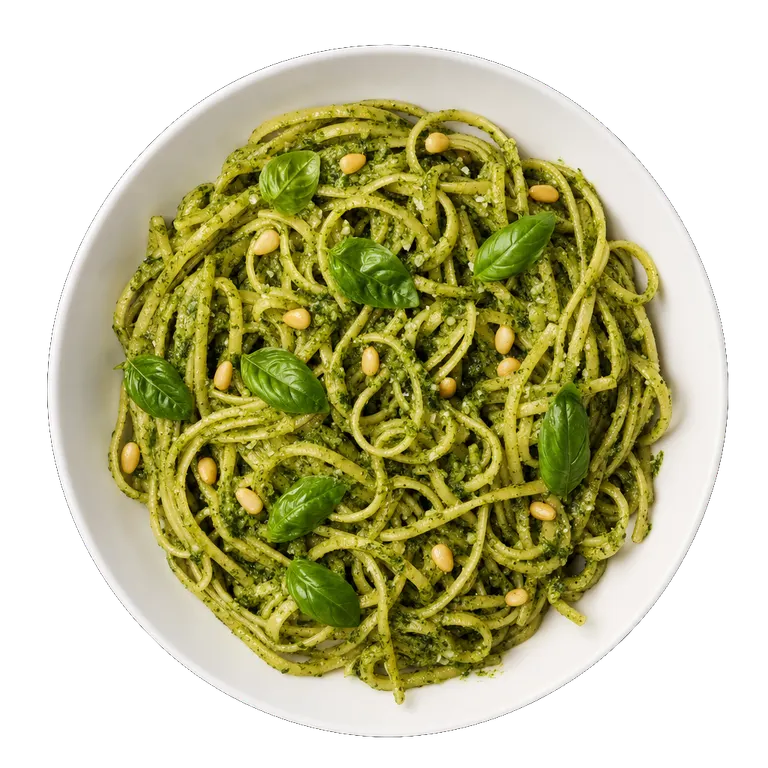 Pesto Pasta, ready to serve