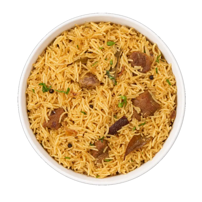 Pilau Rice, ready to serve