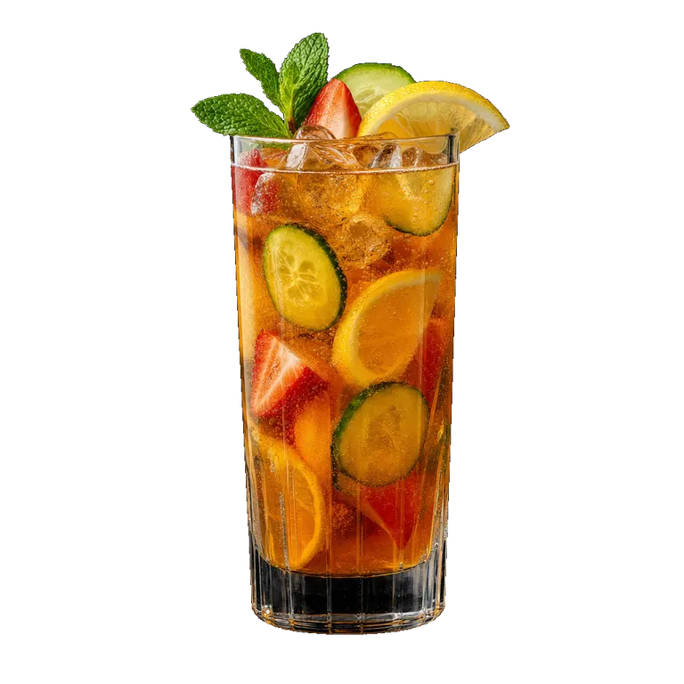 Pimm's Cup, ready to serve