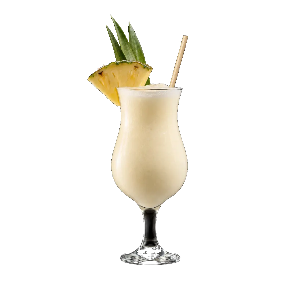 Pina Colada, plated