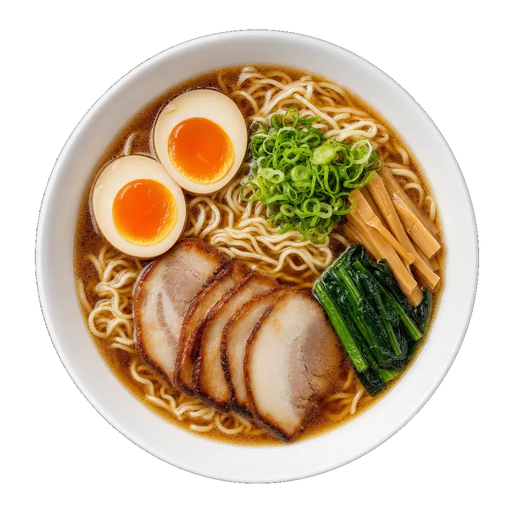 Ramen, plated