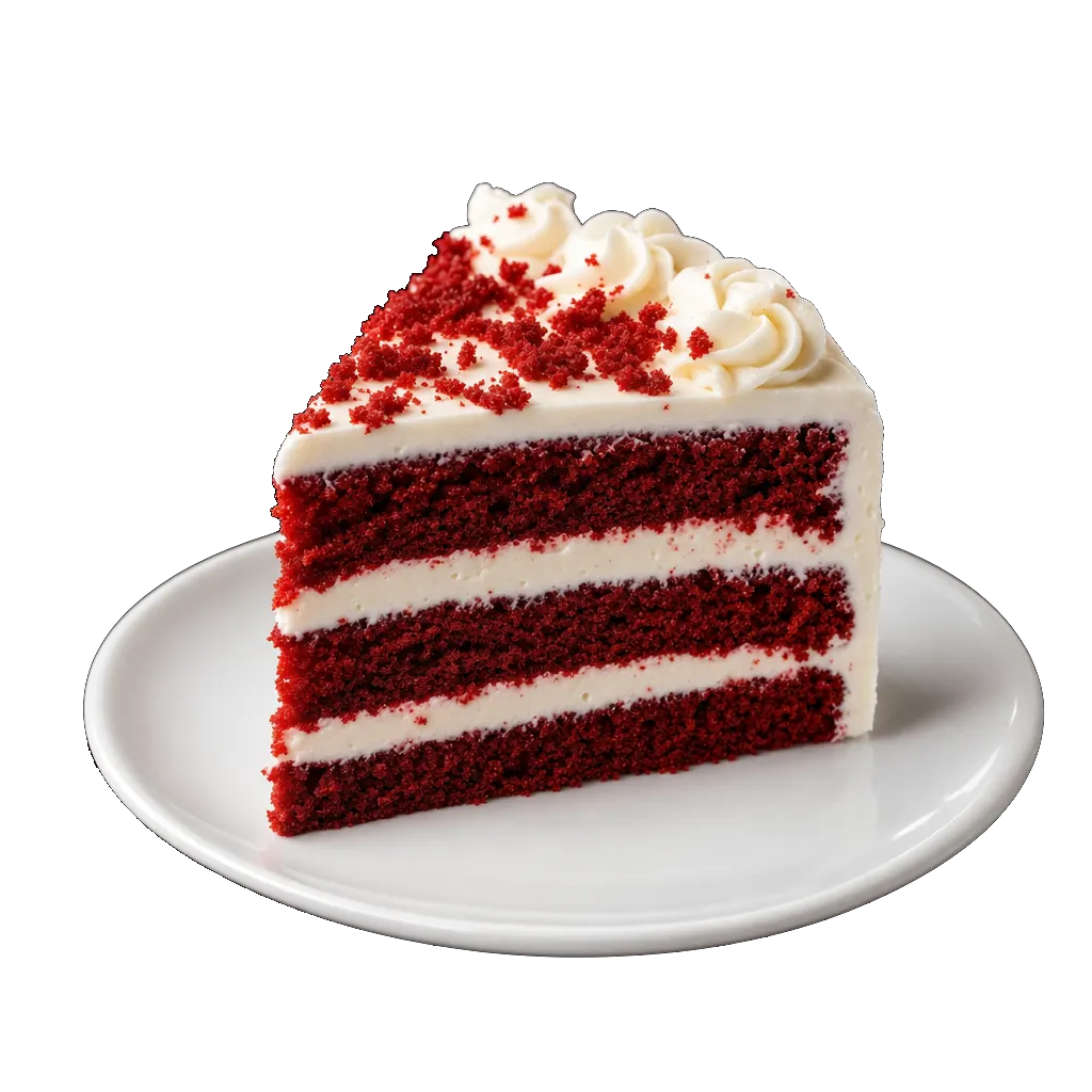 Red Velvet Cake, plated