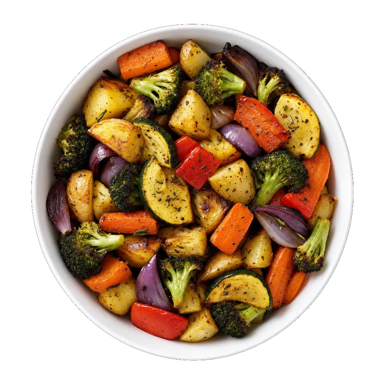 Roasted Vegetables, ready to serve