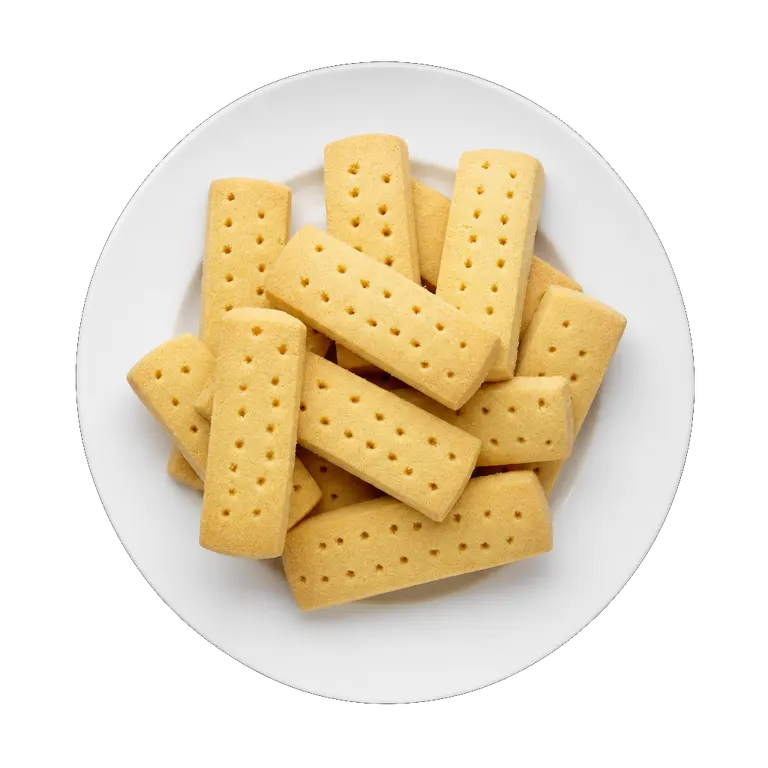 Shortbread, ready to serve