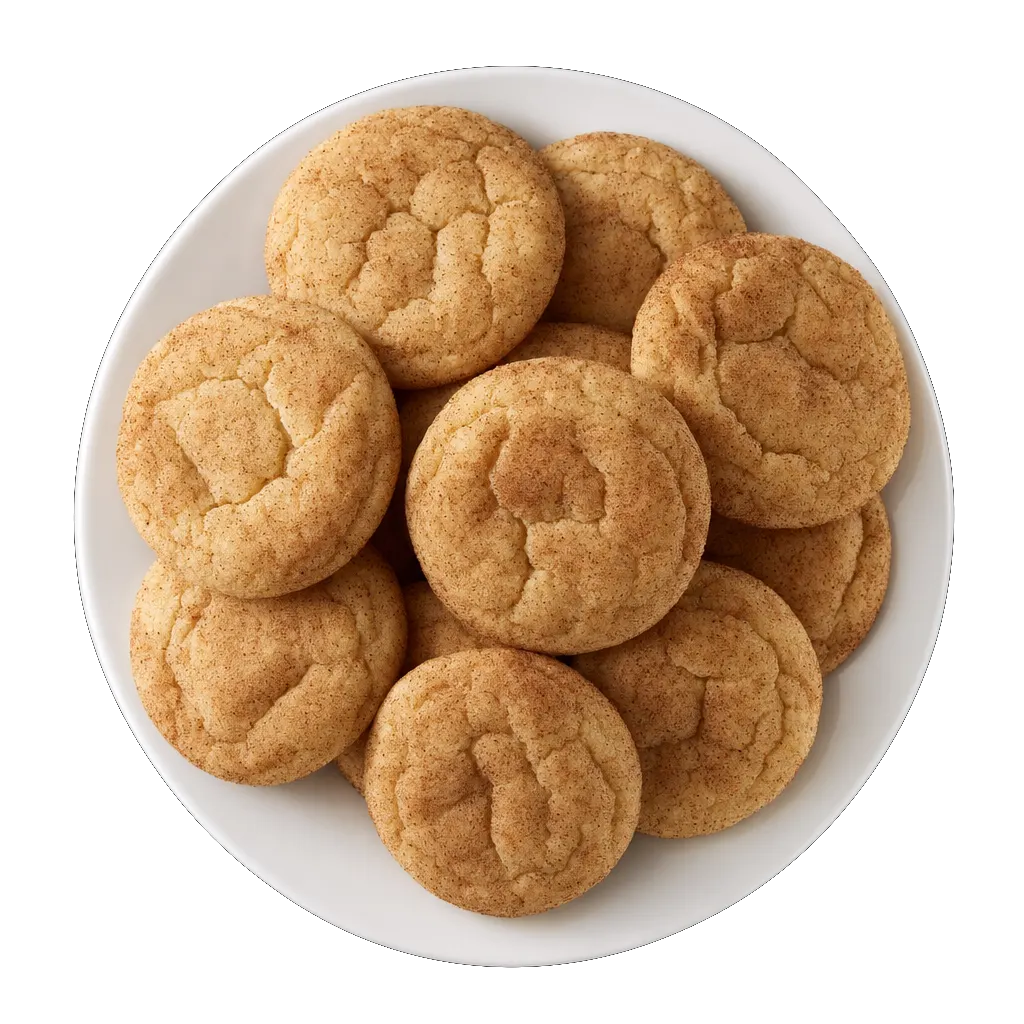 Snickerdoodles, plated