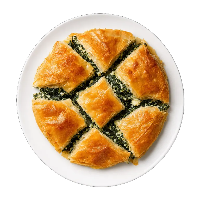 Spanakopita, ready to serve