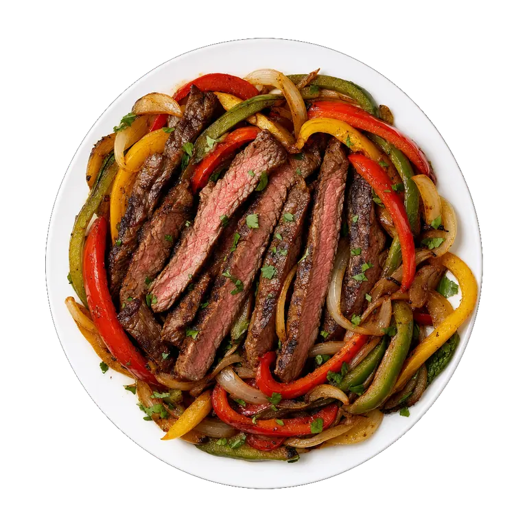 Steak Fajitas, ready to serve