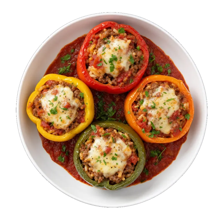 Stuffed Peppers, ready to serve